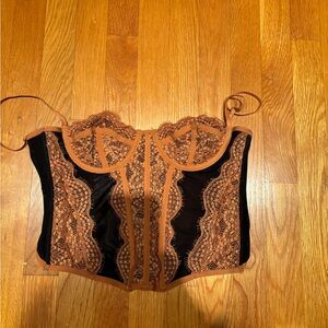 Brown urban outfitters Out from Under Corset